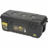 Plano Molding 191900 110 Quart Mobile Storage Trunk, 37-3/4"L x 18-1/4"W x 14"H Black