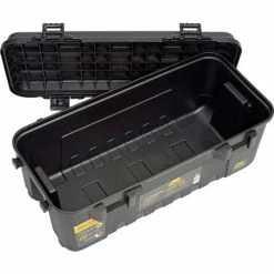 Plano Molding 191900 110 Quart Mobile Storage Trunk, 37-3/4"L x 18-1/4"W x 14"H Black -Containers & Organizers Sales Store 493298 02