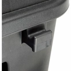 Plano Molding 191900 110 Quart Mobile Storage Trunk, 37-3/4"L x 18-1/4"W x 14"H Black -Containers & Organizers Sales Store 493298 06