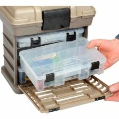 Plano Molding Plano StowAway® 136330 Drawer Rack System, 3 Boxes,13-3/8"L x 10"W x 14"H, Gray/Sandstone - Pkg Qty 2 -Containers & Organizers Sales Store 493300 02