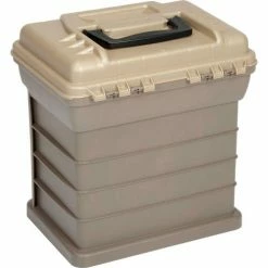 Plano Molding Plano StowAway® 136330 Drawer Rack System, 3 Boxes,13-3/8"L x 10"W x 14"H, Gray/Sandstone - Pkg Qty 2 -Containers & Organizers Sales Store 493300 06