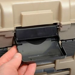 Plano Molding Plano StowAway® 136330 Drawer Rack System, 3 Boxes,13-3/8"L x 10"W x 14"H, Gray/Sandstone - Pkg Qty 2 -Containers & Organizers Sales Store 493300 11