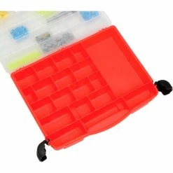 Plano Molding Plano Stow N Go Singled-Sided LockJaw 15-54 Adjustable Compartment Box, 14.5"Wx3-3/8"Dx11-3/4"H,Red -Containers & Organizers Sales Store 493303 06