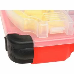 Plano Molding Plano Stow N Go Singled-Sided LockJaw 15-54 Adjustable Compartment Box, 14.5"Wx3-3/8"Dx11-3/4"H,Red -Containers & Organizers Sales Store 493303 08