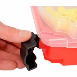 Plano Molding Plano Stow N Go Singled-Sided LockJaw 15-54 Adjustable Compartment Box, 14.5"Wx3-3/8"Dx11-3/4"H,Red -Containers & Organizers Sales Store 493303 09