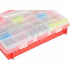 Plano Molding Plano Stow N Go Singled-Sided LockJaw 15-54 Adjustable Compartment Box, 14.5"Wx3-3/8"Dx11-3/4"H,Red -Containers & Organizers Sales Store 493303 10
