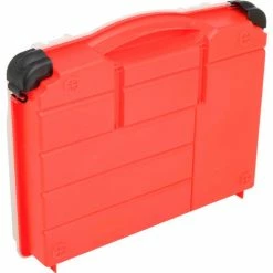 Plano Molding Plano Stow N Go Singled-Sided LockJaw 15-54 Adjustable Compartment Box, 14.5"Wx3-3/8"Dx11-3/4"H,Red -Containers & Organizers Sales Store 493303 11