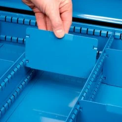 Global Industrial™ Divider Kit for 5"H Drawer of Modular Drawer Cabinet 30"Wx27"D, Blue -Containers & Organizers Sales Store 493321 02