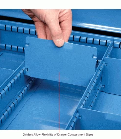 Global Industrial™ Divider Kit for 5"H Drawer of Modular Drawer Cabinet 30"Wx27"D, Blue -Containers & Organizers Sales Store 493321 3wco