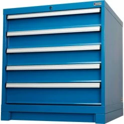 Global Industrial™ Cabinet Base For Modular Drawer Cabinet, Blue, 30"W x 27"D -Containers & Organizers Sales Store 493322