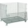 Global Industrial&#153, Folding Wire Container, 48"L x 40"W x 42-1/2"H, 3000 Lb. Capacity