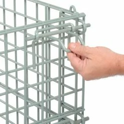 Global Industrial&#153, Folding Wire Container, 48"L x 40"W x 42-1/2"H, 3000 Lb. Capacity -Containers & Organizers Sales Store 493394 12