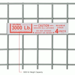 Global Industrial™ Folding Wire Container 48"L x 40"W x 36-1/2"H 3000 Lb. Capacity -Containers & Organizers Sales Store 493395IN 8wco