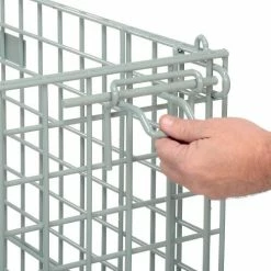 Global Industrial™ Folding Wire Container 48"L x 40"W x 36-1/2"H 3000 Lb. Capacity -Containers & Organizers Sales Store 493395 09