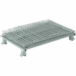 Global Industrial™ Folding Wire Container, 40"L x 32"W x 34-1/2"H, 3000 Lb. Capacity -Containers & Organizers Sales Store 493396 03