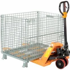 Global Industrial™ Folding Wire Container, 40"L x 32"W x 34-1/2"H, 3000 Lb. Capacity -Containers & Organizers Sales Store 493396 04