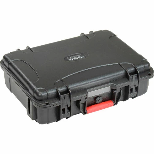 Global Industrial Waterproof Hard Case w/Pinch Tear Foam 14"L x 10-23/32"W x 4-11/64"H, Blk 1 Global Industrial Waterproof Hard Case w/Pinch Tear Foam 14"L x 10-23/32"W x 4-11/64"H, Blk