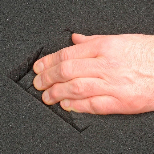 Global Industrial Waterproof Hard Case w/Pinch Tear Foam 14"L x 10-23/32"W x 4-11/64"H, Blk 4 Global Industrial Waterproof Hard Case w/Pinch Tear Foam 14"L x 10-23/32"W x 4-11/64"H, Blk - Image 4