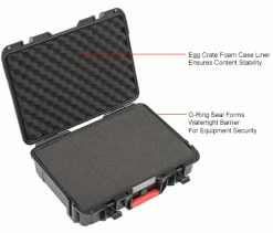 Global Industrial Waterproof Hard Case w/Pinch Tear Foam 14"L x 10-23/32"W x 4-11/64"H, Blk 36 Global Industrial Waterproof Hard Case w/Pinch Tear Foam 14"L x 10-23/32"W x 4-11/64"H, Blk -Containers & Organizers Sales Store 493399 2wco