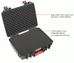 Global Industrial Waterproof Hard Case w/Pinch Tear Foam 16-11/32"L x 13-3/16"W x 4-3/4"H, BLK 36 Global Industrial Waterproof Hard Case w/Pinch Tear Foam 16-11/32"L x 13-3/16"W x 4-3/4"H, BLK -Containers & Organizers Sales Store 493400 2wco