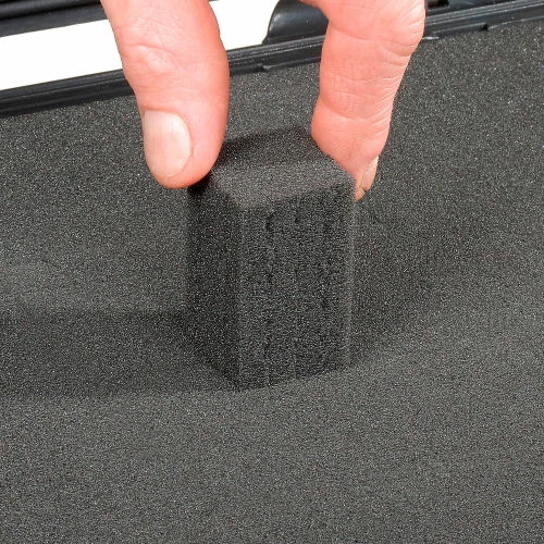 Global Industrial Waterproof Hard Case w/Pinched Tear Foam 20"L x 16-3/4"W x 9-7/16"H, Black 10 Global Industrial Waterproof Hard Case w/Pinched Tear Foam 20"L x 16-3/4"W x 9-7/16"H, Black - Image 10