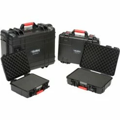 Global Industrial Waterproof Hard Case w/Pinched Tear Foam 20"L x 16-3/4"W x 9-7/16"H, Black 40 Global Industrial Waterproof Hard Case w/Pinched Tear Foam 20"L x 16-3/4"W x 9-7/16"H, Black -Containers & Organizers Sales Store 493401 14