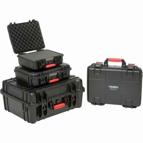 Global Industrial Waterproof Hard Case w/Pinched Tear Foam 20"L x 16-3/4"W x 9-7/16"H, Black 19 Global Industrial Waterproof Hard Case w/Pinched Tear Foam 20"L x 16-3/4"W x 9-7/16"H, Black - Image 19