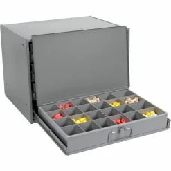 Durham Mfg. Durham Steel Compartment Box Rack 20 x 15-3/4 x 15 with 4 of 24-Compartment Boxes 20 Durham Mfg. Durham Steel Compartment Box Rack 20 x 15-3/4 x 15 with 4 of 24-Compartment Boxes -Containers & Organizers Sales Store 493499 02