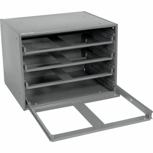 Durham Mfg. Durham Steel Compartment Box Rack 20 x 15-3/4 x 15 with 4 of 24-Compartment Boxes 11 Durham Mfg. Durham Steel Compartment Box Rack 20 x 15-3/4 x 15 with 4 of 24-Compartment Boxes - Image 11