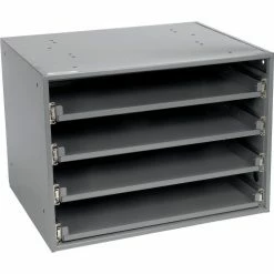 Durham Mfg. Durham Steel Compartment Box Rack Heavy Duty Bearing 20 x 15-3/4 x 15 with 4 of 32-Compartment Boxes -Containers & Organizers Sales Store 493502 07