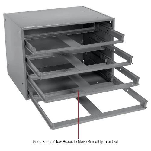 Durham Mfg. Durham Steel Compartment Box Rack 20 x 15-3/4 x 15 with 4 of 16-Compartment Boxes 16 Durham Mfg. Durham Steel Compartment Box Rack 20 x 15-3/4 x 15 with 4 of 16-Compartment Boxes - Image 16