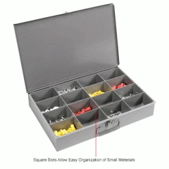 Durham Mfg. Durham Steel Compartment Box Rack Heavy Duty Bearing 20 x 15-3/4 x 15 with 4 of 16-Compartment Boxes -Containers & Organizers Sales Store 493506IN 3wco