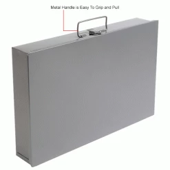 Durham Mfg. Durham Steel Compartment Box Rack Heavy Duty Bearing 20 x 15-3/4 x 15 with 4 Adj Divider Boxes -Containers & Organizers Sales Store 493507IN 2wco