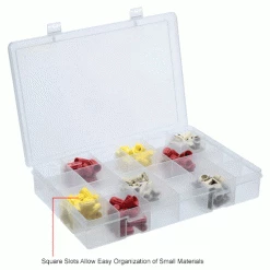 Durham Mfg. Durham Steel Compartment Box Rack 13-1/2 x 9-1/8 x 13-1/4 with 5 of 24-Compartment Plastic Boxes -Containers & Organizers Sales Store 493512IN 3wco