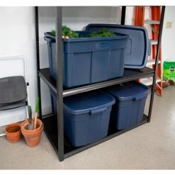 Rubbermaid® Roughneck™ Tote 31 Gallon 32-5/16"Lx20-3/8"Wx16-11/16"H Dark Indigo Metallic - Pkg Qty 6 11 Rubbermaid® Roughneck™ Tote 31 Gallon 32-5/16"Lx20-3/8"Wx16-11/16"H Dark Indigo Metallic - Pkg Qty 6 -Containers & Organizers Sales Store 493592 3