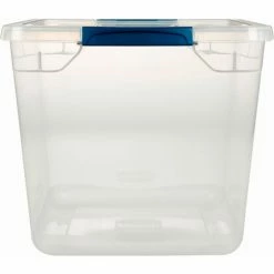 Rubbermaid® Cleverstore™ Clear Latching Storage Tote w/Lid 30 Quart 16-7/8x13-3/8x11-1/2 - Pkg Qty 8 -Containers & Organizers Sales Store 493671 4