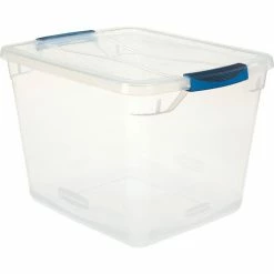 Rubbermaid® Cleverstore™ Clear Latching Storage Tote w/Lid 30 Quart 16-7/8x13-3/8x11-1/2 - Pkg Qty 8 -Containers & Organizers Sales Store 493671 7
