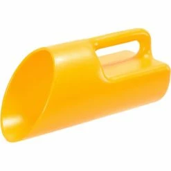 Global Industrial Heavy Duty Scoop, 4 Liter Capacity, Yellow