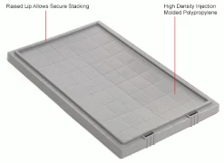 Akro-Mils Lid 35201 For Nest & Stack Tote 35200, Gray - Pkg Qty 6 29 Akro-Mils Lid 35201 For Nest & Stack Tote 35200, Gray - Pkg Qty 6 -Containers & Organizers Sales Store 498401GY 1wco