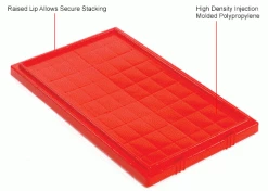 Akro-Mils Lid 35181 For Nest & Stack Tote 35180, 35185, Red - Pkg Qty 6 -Containers & Organizers Sales Store 498401RD 1wco