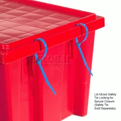 Akro-Mils Lid 35181 For Nest & Stack Tote 35180, 35185, Red - Pkg Qty 6 -Containers & Organizers Sales Store 498401RD 2wco 1