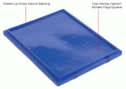 Akro-Mils Lid 35191 For Nest & Stack Tote 35190, 35195, Blue - Pkg Qty 6 -Containers & Organizers Sales Store 498420BL 1wco