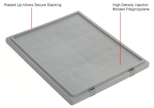 Akro-Mils Lid 35241 For Nest & Stack Tote 35240, Gray - Pkg Qty 3 13 Akro-Mils Lid 35241 For Nest & Stack Tote 35240, Gray - Pkg Qty 3 - Image 13