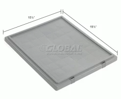 Global Industrial Lid LID191 for Stack and Nest Storage Container SNT190, SNT195, Gray - Pkg Qty 6 33 Global Industrial Lid LID191 for Stack and Nest Storage Container SNT190, SNT195, Gray - Pkg Qty 6 -Containers & Organizers Sales Store 498420GY dim