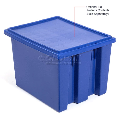 Global Industrial Stack and Nest Storage Container SNT240 No Lid 23-1/2 x 15-1/2 x 12, Red - Pkg Qty 3 24 Global Industrial Stack and Nest Storage Container SNT240 No Lid 23-1/2 x 15-1/2 x 12, Red - Pkg Qty 3 - Image 24