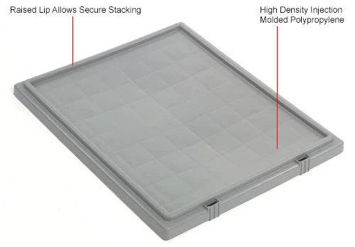 Akro-Mils Lid 35231 For Nest & Stack Tote 35225, 35230, Gray - Pkg Qty 3 13 Akro-Mils Lid 35231 For Nest & Stack Tote 35225, 35230, Gray - Pkg Qty 3 - Image 13