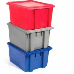 Akro-Mils Lid 35301 For Nest & Stack Tote 35300, Gray - Pkg Qty 3 -Containers & Organizers Sales Store 498427GY 13 4