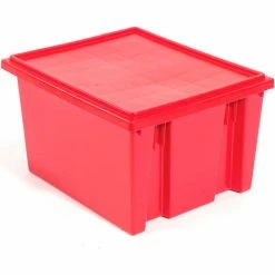 Akro-Mils Lid 35301 For Nest & Stack Tote 35300, Red - Pkg Qty 3 -Containers & Organizers Sales Store 498427RD 01