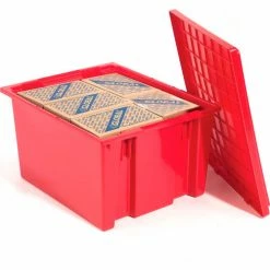Akro-Mils Lid 35301 For Nest & Stack Tote 35300, Red - Pkg Qty 3 -Containers & Organizers Sales Store 498427RD 04