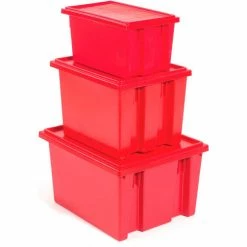 Akro-Mils Lid 35301 For Nest & Stack Tote 35300, Red - Pkg Qty 3 -Containers & Organizers Sales Store 498427RD 16